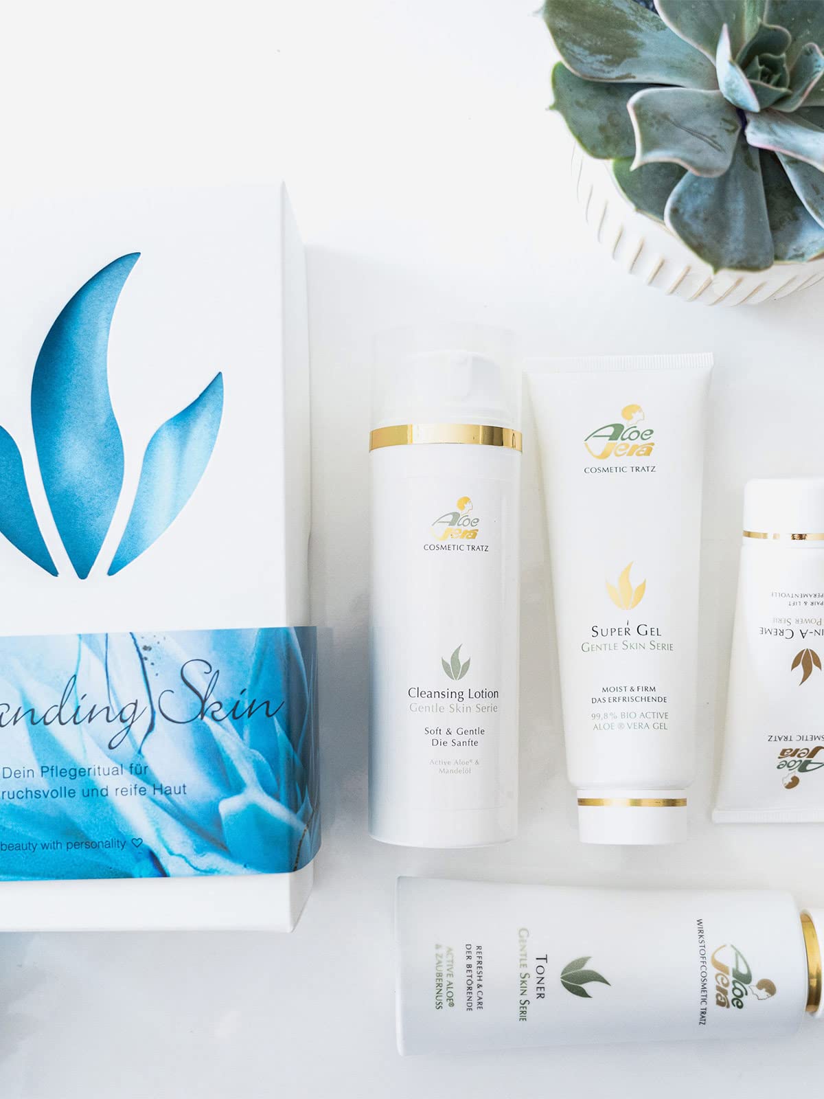 Aloe Vera Cosmetic Tratz Pflegeset anspruchsvolle & reife Haut, 450ml