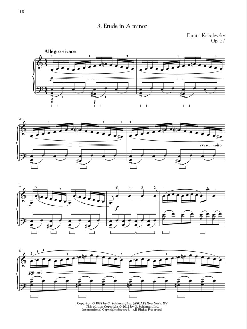 Dmitri Kabalevsky - Thirty Pieces for Children, Op. 27 - Book with Online Media with Recordings of Performances Schirmer Performance Editions