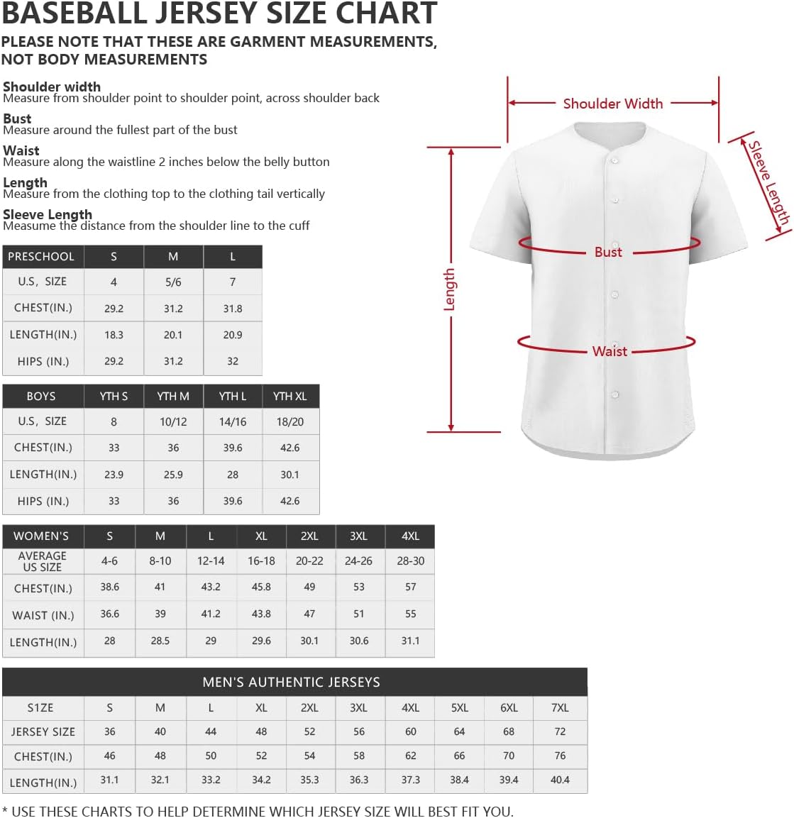 Custom Baseball Jersey Personalized Team Name Number Logo Stitched Printed Shirts Sports Uniform Gifts for Men Women Youth - Image 6