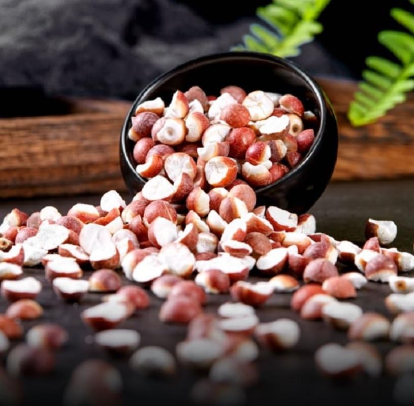 Xlseafood Premium Unsulphure Dried Fox Nuts Gorgon Euryale Natural Gordon Euryale Seed PricklyLily美国旭龙行特级无漂白无硫芡实鸡头米 (16OZ)