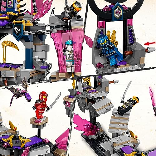 Ninjago Il Tempio del Re dei Cristalli, Set Serie TV Crystallized, Playset con Minifigure, Giochi per Bambini da 8 Anni in su 71771 - Lego - Immagine 6