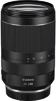 Amazon.com : Canon RF 24–240mm F4-6.3 is USM Lens, Black : Electronics