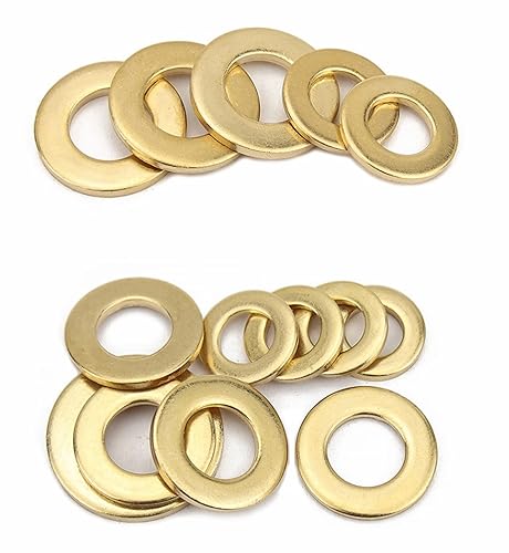 Miniatura 3 de Elantek Juego surtido de 340 piezas M2 M2.5 M3 M4 M5 M6 M8 M10 M12 M14 M16 latón métrico arandela plana