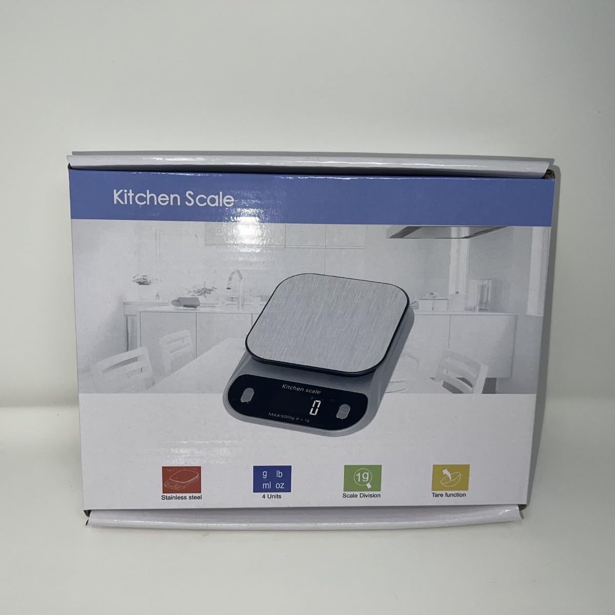The Braille Superstore Easy to Use Precise Talking Kitchen and Portable Weigh Scale, for Home, Catering, Baking, Cooking, and Projects - by Blind in Mind