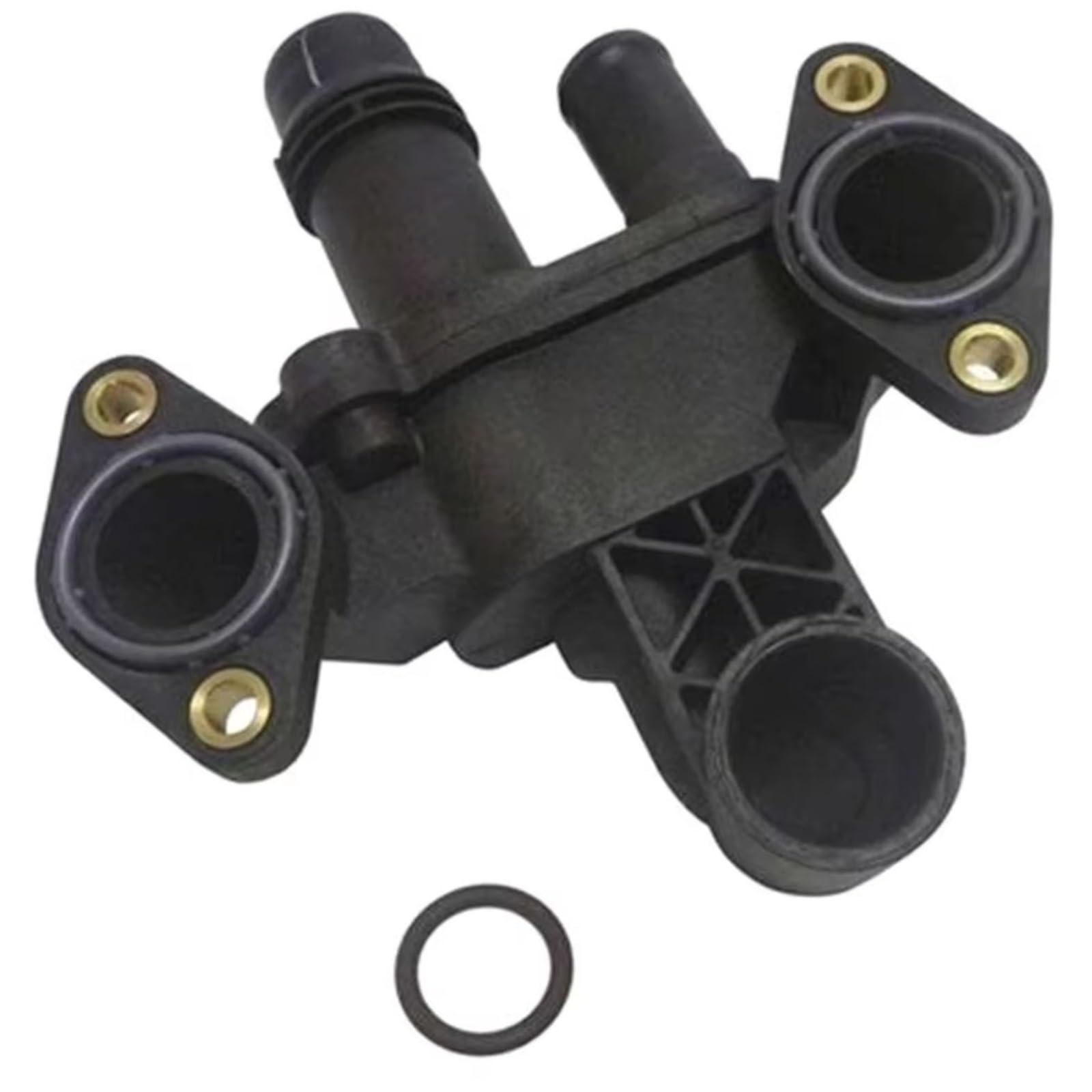 Alloggiamento termostato Liquido di Raffreddamento Motore Veicolo 4H2Q8592BF Compatibile con Land Rover Discovery MK III 2004-2009