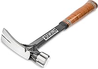 Vista 2 de Estwing Serie Ultra - Martillo de carpintero de 540 g con cara lisa y mango de cuero genuino - E19S