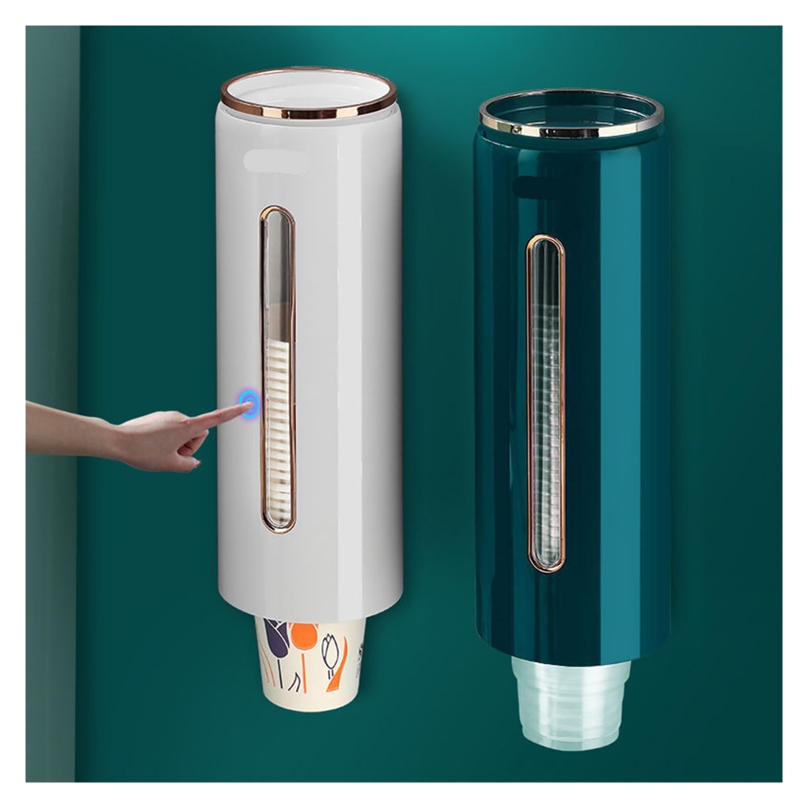 Dispensador De Vasos Papel Montado En La Pared Para Vaso De Papel