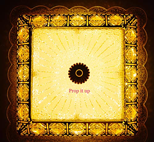 Image of Prop It Up 36 Watts LED Square Chandelier (Warm White,Metal)
