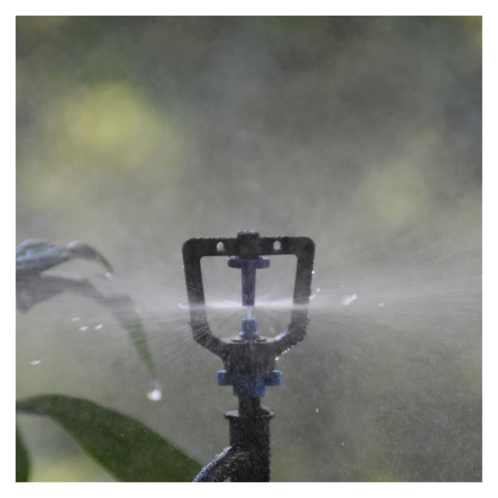 Garten Rasen Sprinkler Bewässerungssystem Hängende Art Refraktion Nebel Sprinkler Spray Wasser Zerstäubung Sprinkler Rasen Garten Bewässerung Kit Pflanzenbewässerung 10 Sets (A)