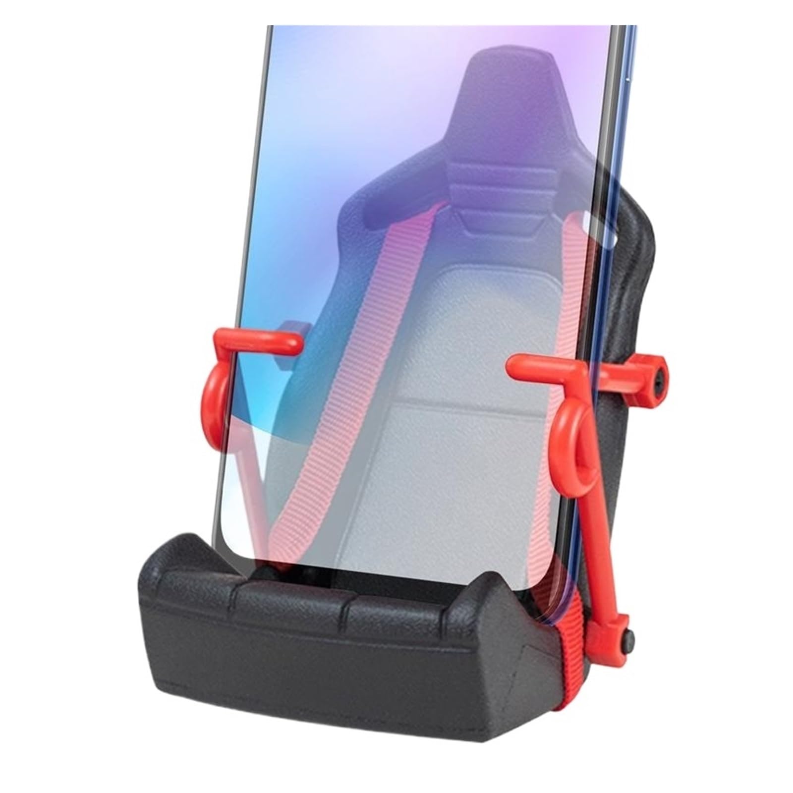Supporto for Auto Adatto a Tutti Gli Smartphone, Supporto for Telefono da Sedile Corsa, for bocchette dell'Aria, con Cintura di Sicurezza, Super Stabile, autobloccante(Yellow)
