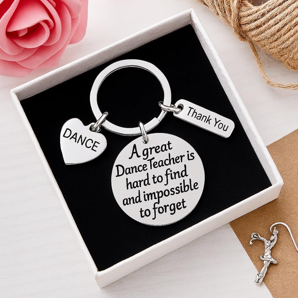 Sportybella Tap Dance Teacher Gift, Dance Teacher Keychain- Dance Jewelry for Dance Instructors - Image 5