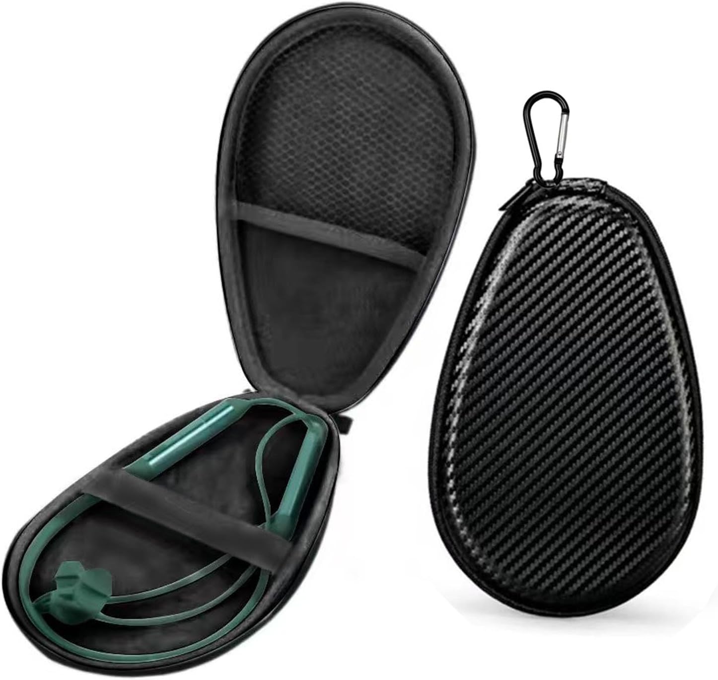 Neckband Bluetooth Headphones Case Earbuds in Ear Headset Carrying Pouch Protective Bag for Soundcore by Anker Life U2i, Beats Flex Earphones, Sony WI-C100