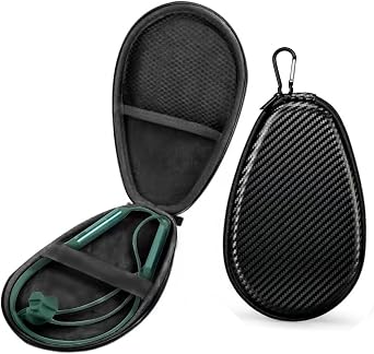 Neckband Bluetooth Headphones Case Earbuds in Ear Headset Carrying Pouch Protective Bag for Soundcore by Anker Life U2i, Beats Flex Earphones, Sony WI-C100