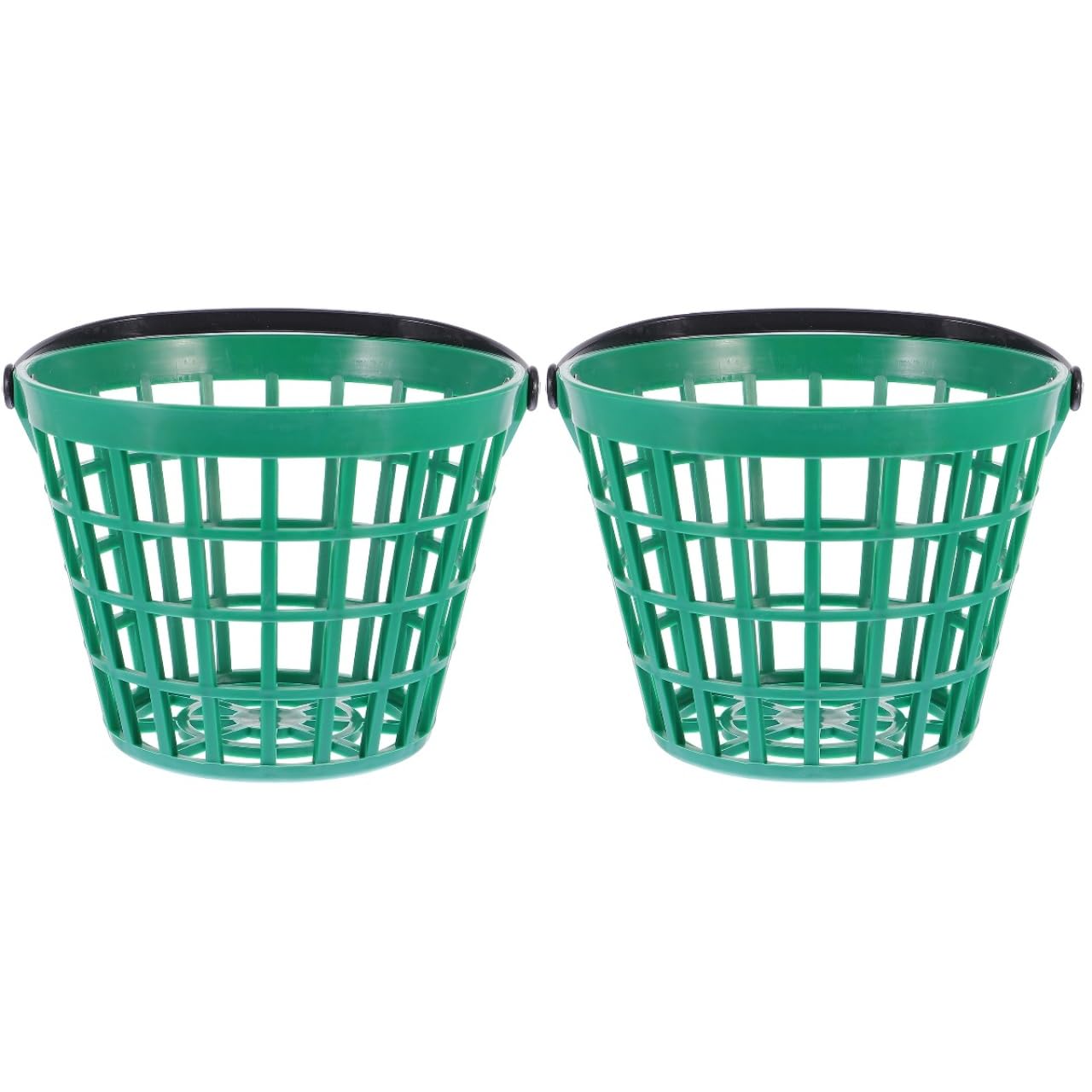 HOMSFOU 2 Pcs Golf Basket Golf Storage Basket Wire Storage Baskets Wire Practice Container Ball Carrying Buckets Golf Range Basket Golf Balls Golf Ball Basket Basketball Basket Nylon