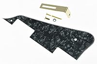 Vista 15 de KAISH Golpeador de guitarra Abalone Pearl LP con soporte negro para Epiphone Les Paul