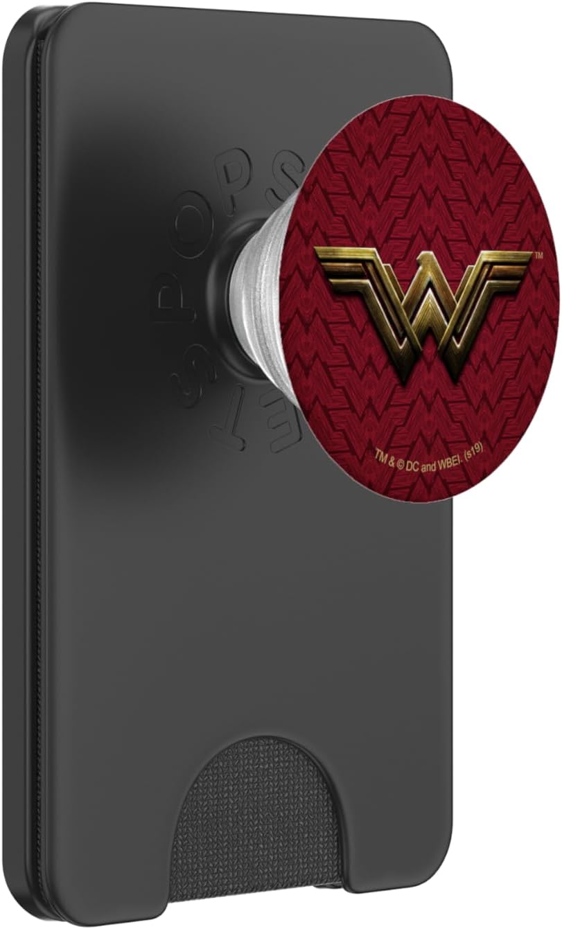 Justice League Movie Wonder Woman Logo PopSockets PopWallet for MagSafe