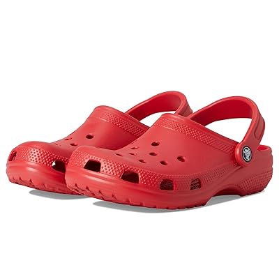 Crocs Kids Classic Clogs (Little Kid/Big Kid) Kids Shoes Varsity Red