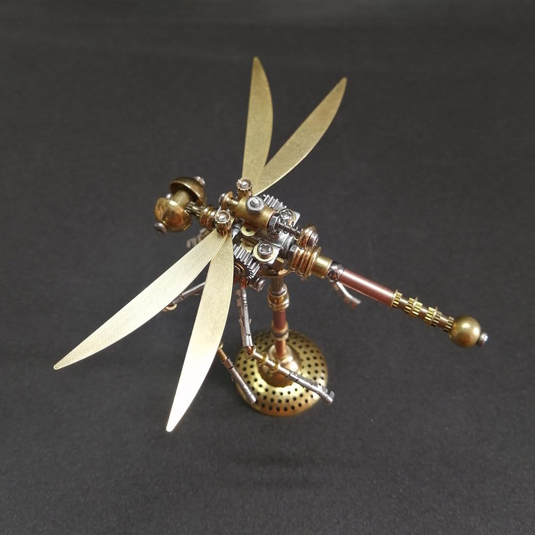 Metalowe puzzle 3D z owadami, 152 części, ważka 3D, zestaw modelarski, "zrób to sam", steampunk, metalowa mechaniczna ważka, zestaw puzzli, model 3D, zestaw dla dorosłych i dzieci