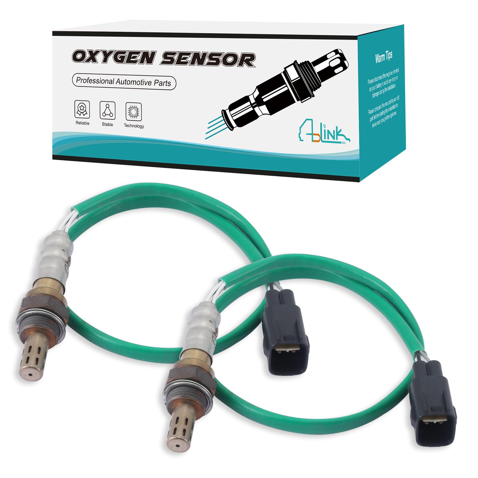 2 PCS 234-5029 234-4238 Oxygen Sensor Upstream Downstream (2.0L 2.4L) for 2009-2016 Hyundai Santa Fe Tucson Sonata,for Kia Forte5 Optima Hybrid Rondo Sorento Sportage 392102G100 392102G200