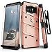 Samsung Galaxy Note 8 Case, Zizo [Bolt Series] FREE [Curved Full Glass Screen Protector] Kickstand[12 ft. Military Grade Drop Tested] Holster Note 8
