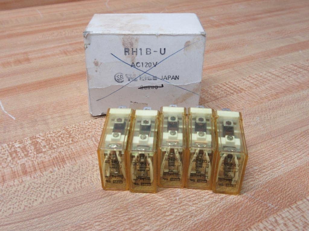 RH1B-UAC120V, Power Relay 120VAC 10A SPDT(27.5x14x42) mm Socket (5 Items)