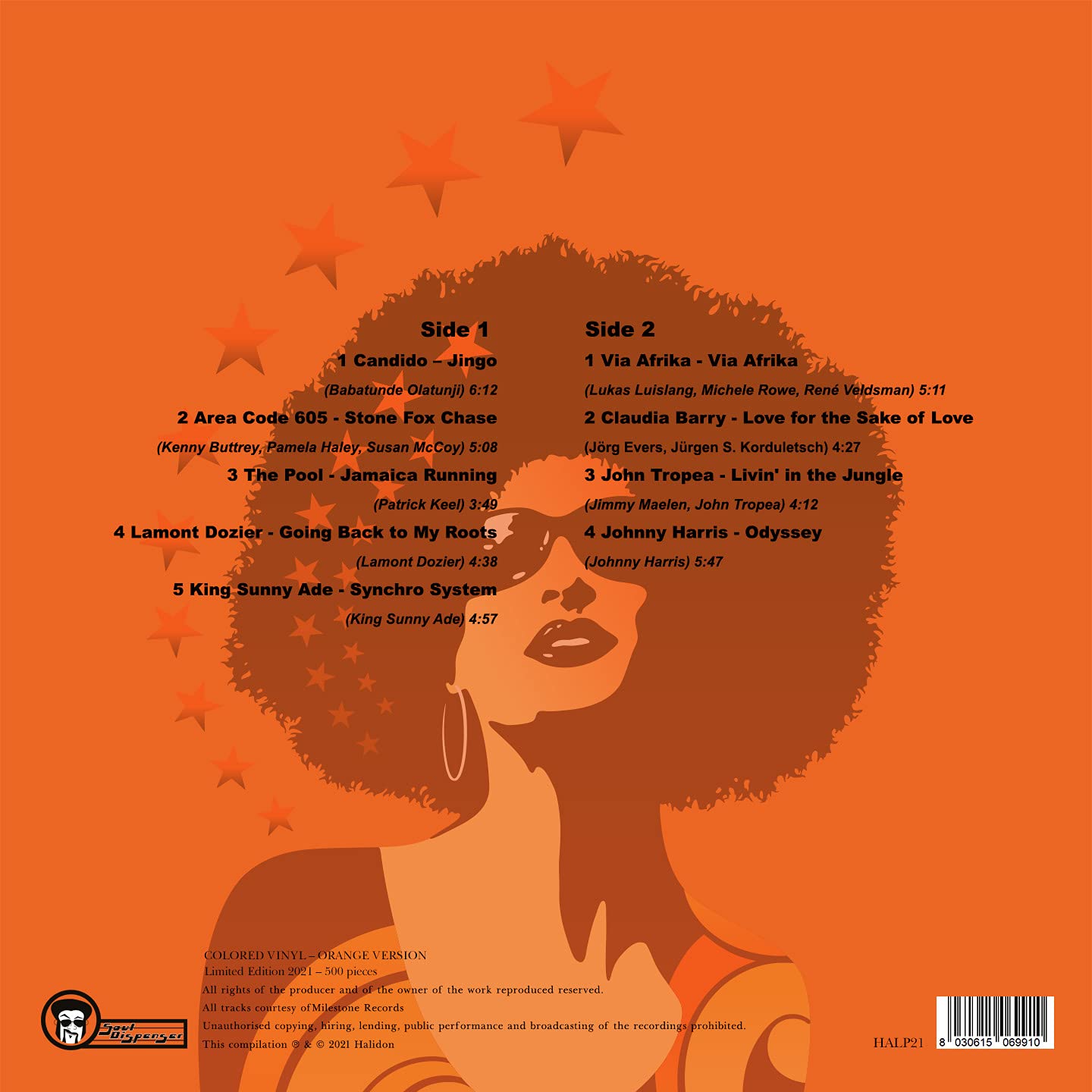 70s Groove: Afro Funky de color Naranja - Lamont Dozier, Candido, Claudia Barry, Música y Grandes Éxitos de los 70s