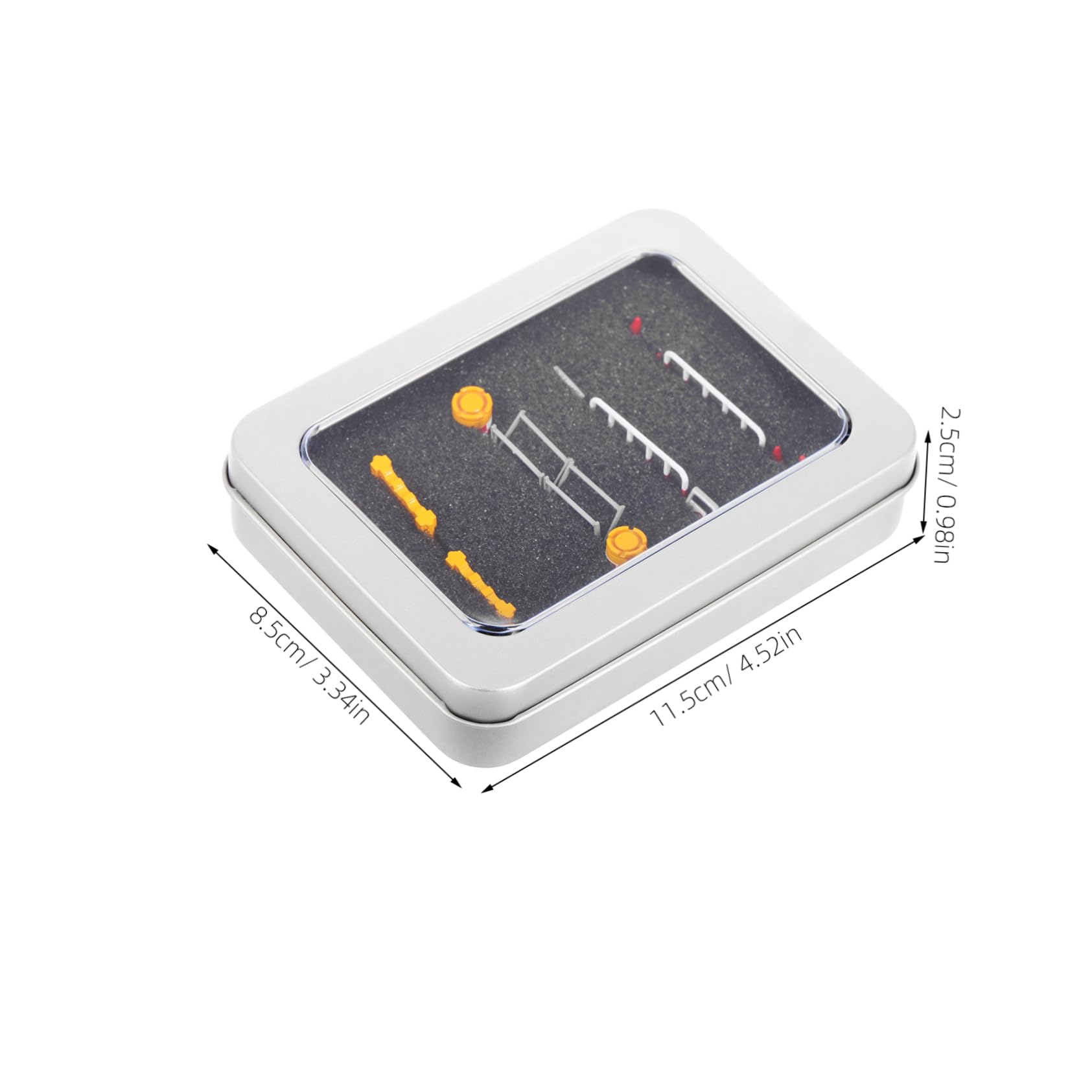 CORHAD Realistic Traffic Barrier Models for Kids Playset Miniature Road Cones Toys Mini Street Lights for Education