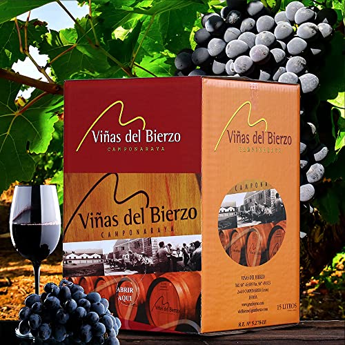 Bag in Box vino tinto 100% variedad mencía. 15 litros