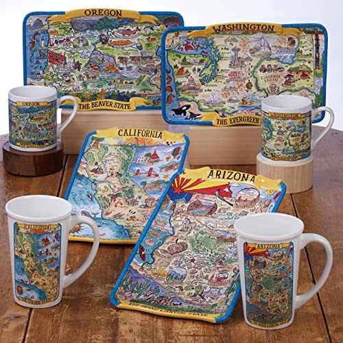 Set de 6 Mugs Jumbo Souvenir Washington 20 oz miniatura 6