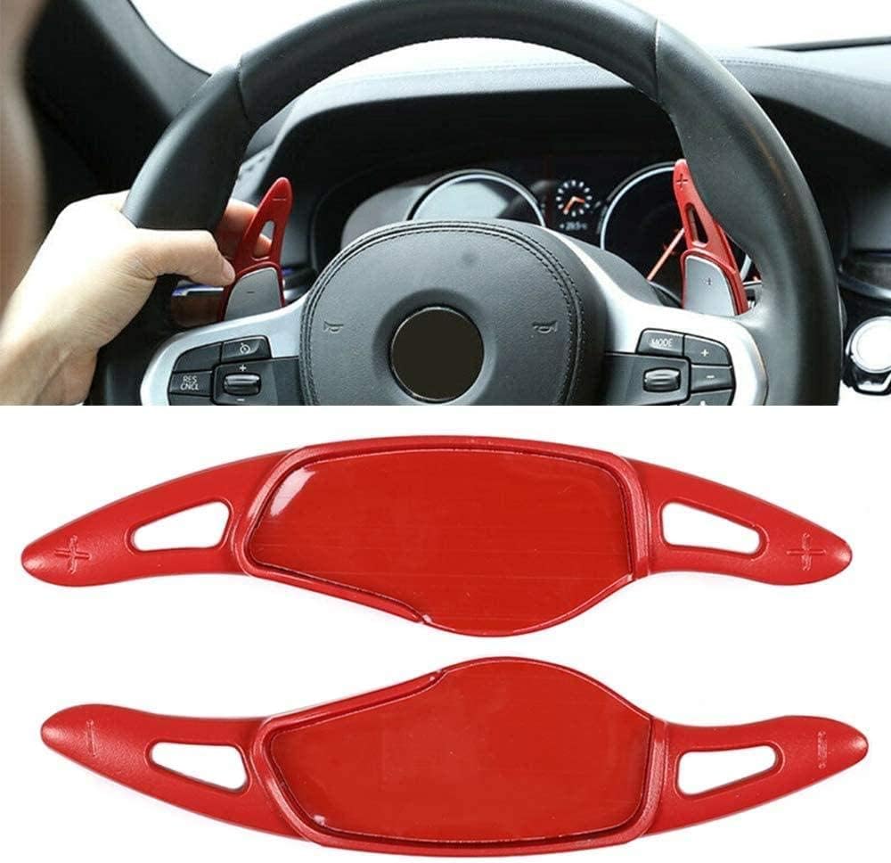 シフトパドル パドルシ 赤いアルミ合金の車のステアリングホイールシフトパドルの延長フィット B M W 3 G01 5 シリーズg30 Gt 7シリーズ G12パドルシフト 6シリーズ 驚きの価格が実現 G11