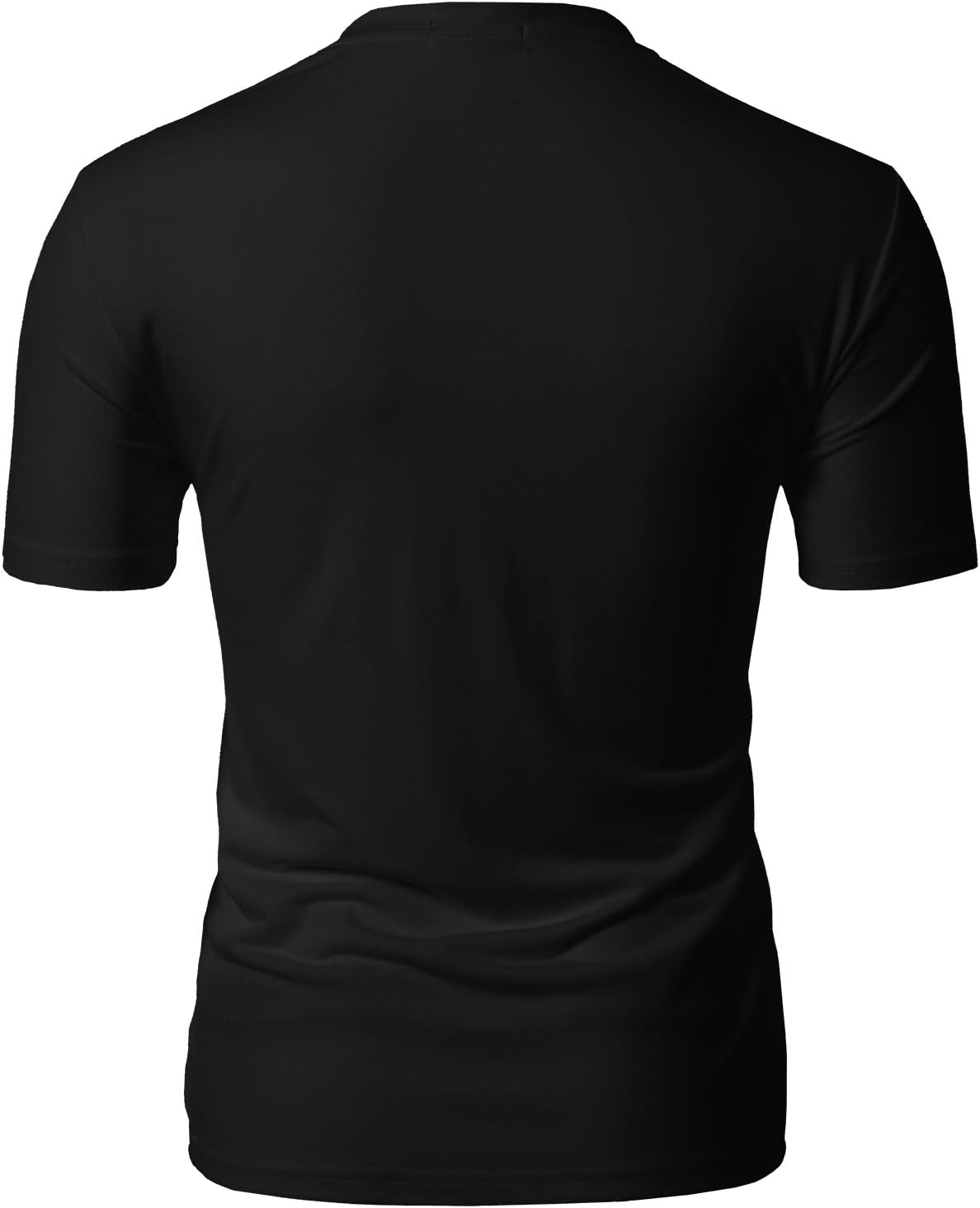 H2H Mens Casual Premium Slim Fit Henley T-Shirts Short Sleeve Lightweight - Image 3