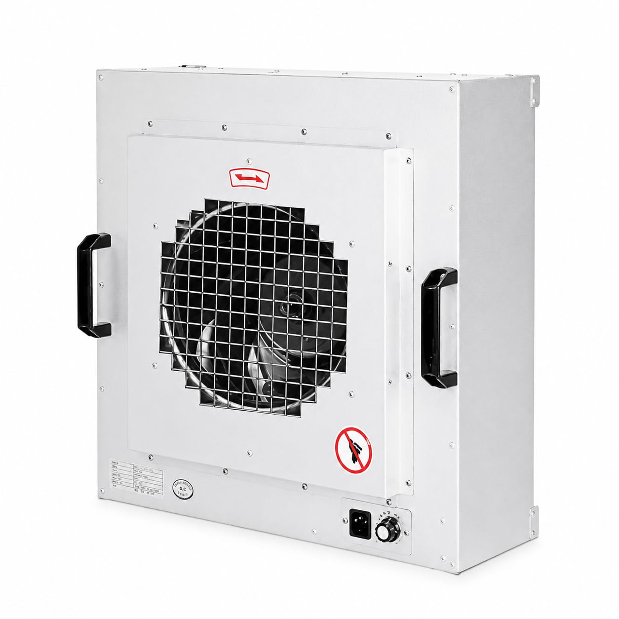 220 V 50 Hz Laminar Flow Hood Vertikale Lüfterfiltereinheit H13 HEPA-Filter, Klasse 100 sauber, für Labor und Industrie, Luftreinigungsbank, Versand