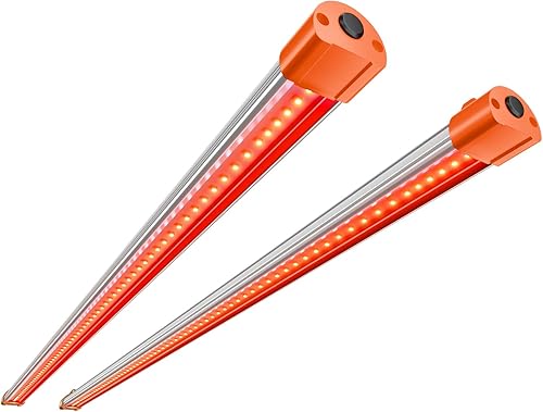 Miniatura 10 de Spider Farmer SUPP-R30 - Barras de luz LED rojas de 23.6 pulgadas de largo, 660 nm de color rojo profundo luz suplementaria para interiores, tiendas