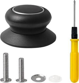 Universal Pot Lid Top Replacement Knob,Heat Resistant and Prevent static electricity,Easy installation Kitchen Cookware Replacement Pan Lid Holding Handles 1PCS