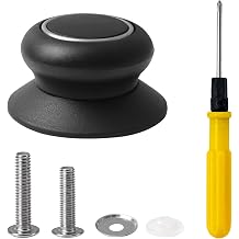 Universal Pot Lid Top Replacement Knob,Heat Resistant and Prevent static electricity,Easy installation Kitchen Cookware Replacement Pan Lid Holding Handles 1PCS