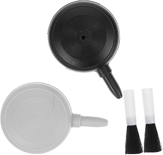 2個 クリーニング ブロワー ブラシ エアー 圧縮 機器 ダスト ブロワー と ソフト ブラシ プラスチック 電球 エアー ポンプ レンズ クリーニング 用品 カメラ エアー ブロ