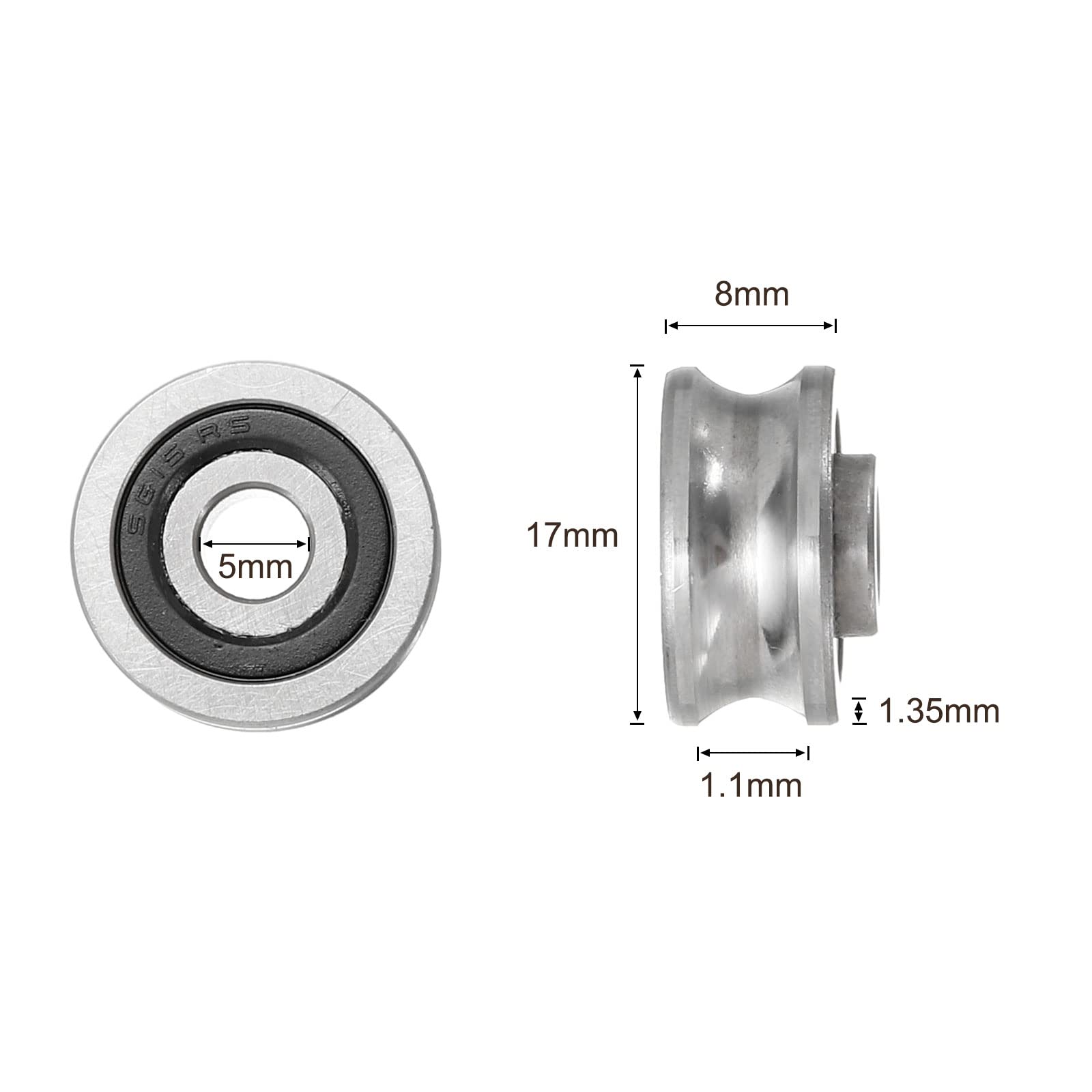 Aexit Cuscinetto A Sfere Radiale A Profonda Con Schermatura Metallica Da 30 Mm X 55 Mm X 23 Mm 2 Pz ID: 849603 - Foto 9