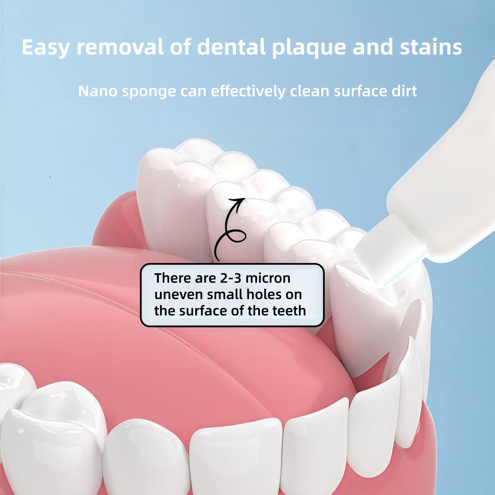 Limpiador De Dientes De Esponja, Cepillo De Dientes Nano, para Limpiar Los Dientes, Eliminar Tartar, Manchas Y Manchas Negras, para El Cuidado Oral Diario para Bebés, Niños, Adultos (30 Piezas)