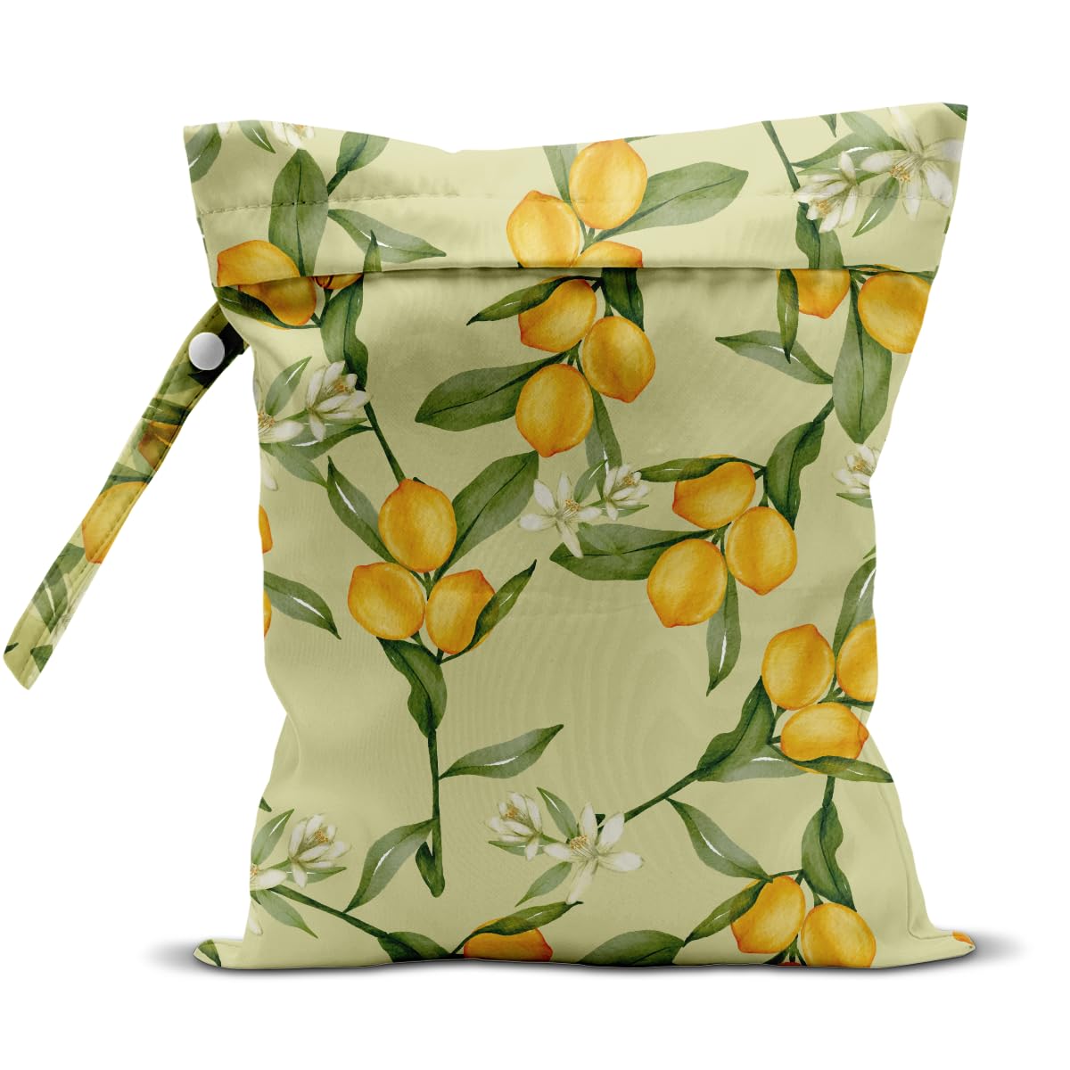EODFFSGF Wet Dry Wet Bag for Swimsuit Towel Baby Travel Cloth Diapers Beach Gym Toiletries Makeup Storage Bag Summer Vacation Essential Holiday Summer Vibes Boho Lemon