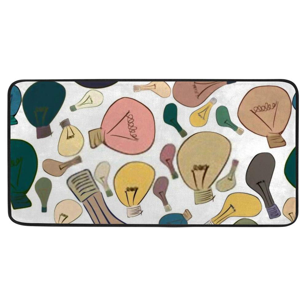 Tapis de cuisine antidérapant et amortissant grand confort motif fruits lavable