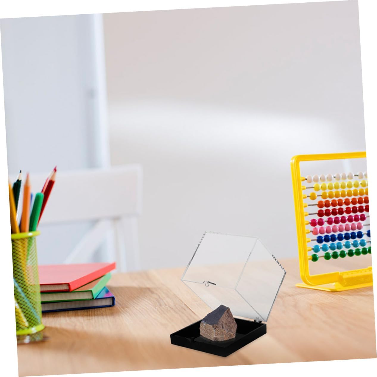 Alipis 4pcs Rock Display Case Gemstone Specimen Container Box for Organizing and Showcasing Mineral Collections Easy Identification Unique Labeling System Construction