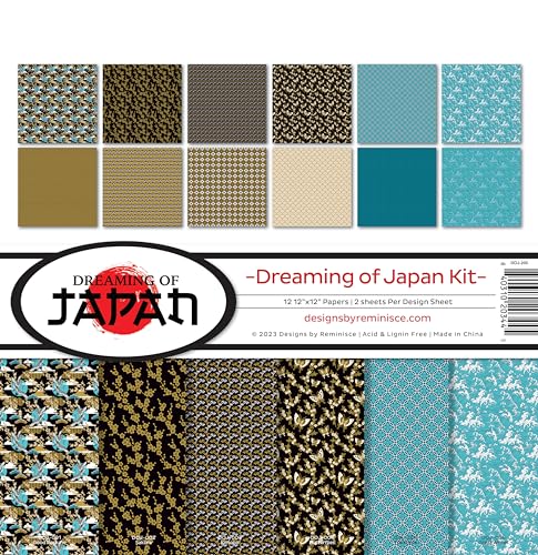 Reminisce Dreaming of Japan Scrapbook Collection Kit