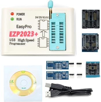 USB SPI Programmer EZP2023 High-Speed EZP 2023 Original Support 24 25 93 95 EEPROM 25 BIOS Chip Upgrade USB Programmer Support 24/25/93 Bios 25T80 Programming Offline Copy