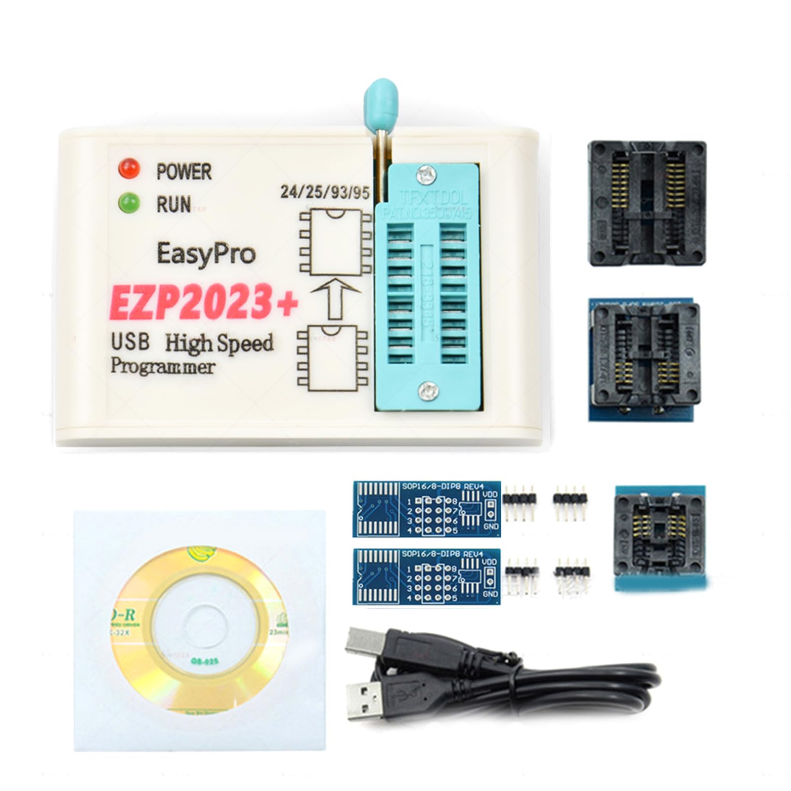 EZP2023 programmateur USB compact pour puces 25 SPI 24 - 8
