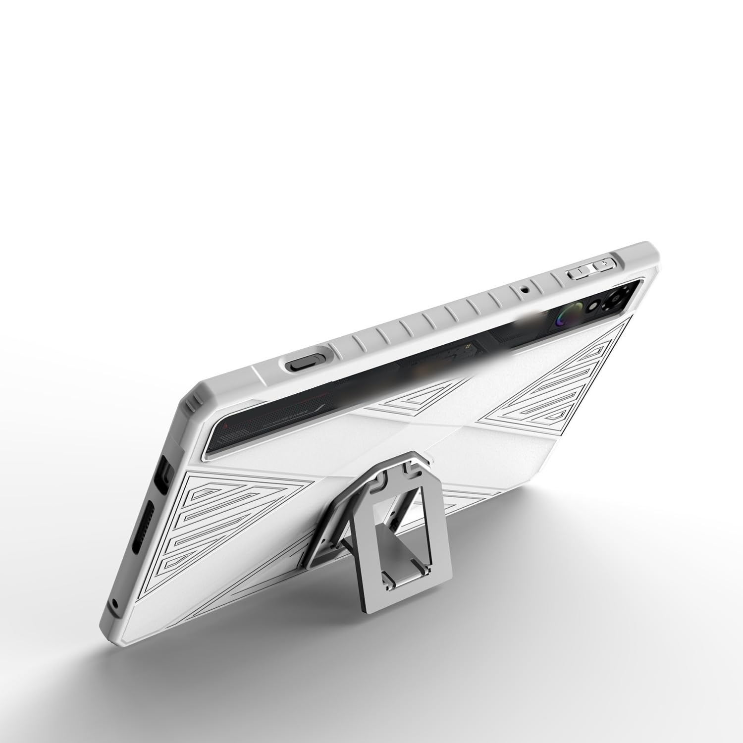 Etui TPU do REDMAGIC Astra, pokrowiec ochronny zapobiegający upadkowi z magnetycznym stojakiem - do tabletu REDMAGIC 3 Pro (białe)