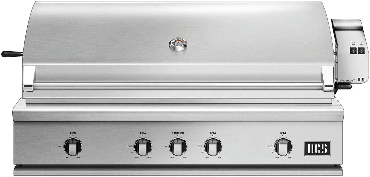 DCS Series 7 48-Inch Built-In Natural Gas Grill With Rotisserie & Infrared Burner - BH1-48RI-N