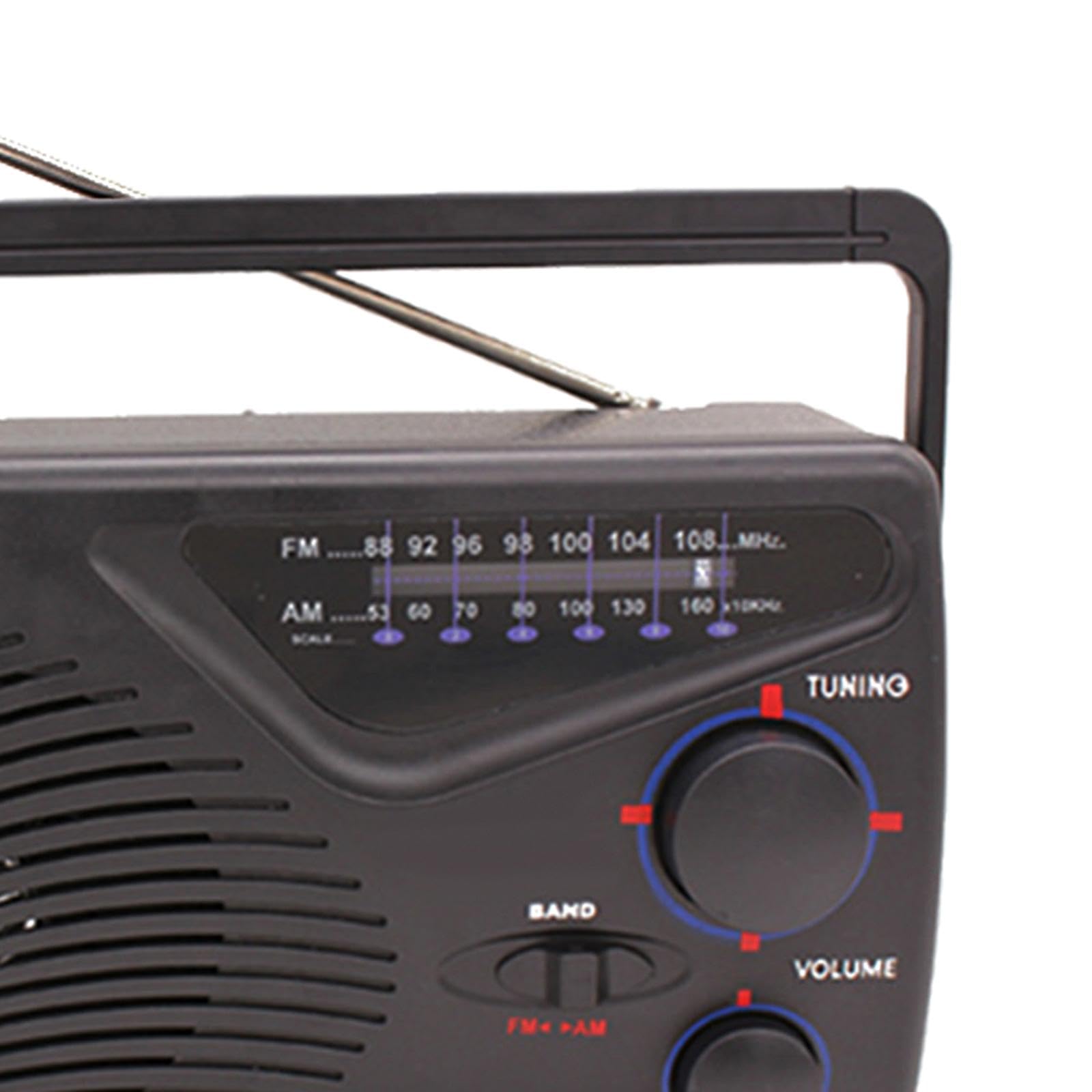 predolo Reproductor de Radio portátil para el hogar, Estilo Retro, Ligero, de Escritorio, para cumpleaños, versátil, fácil de Usar, decoración Am