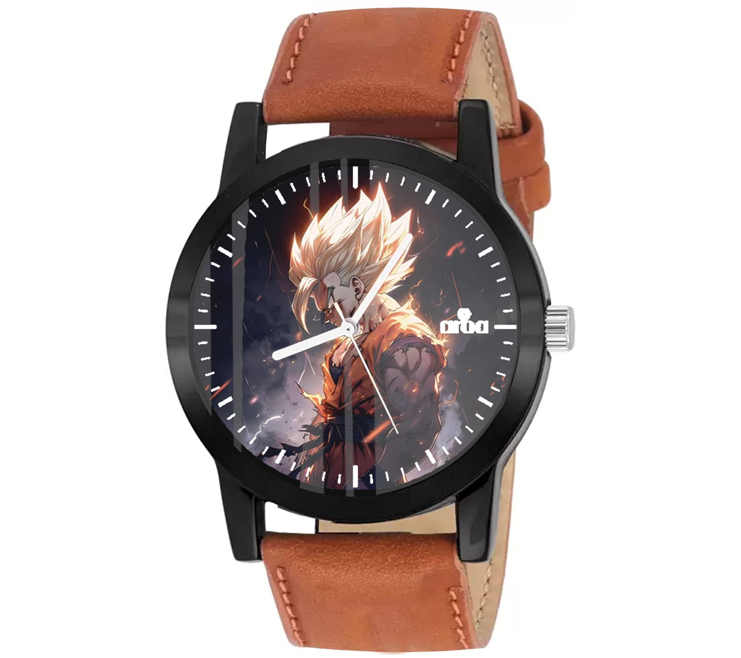 AROA Watch New Watch for Goku Super Saiyan and (Gold) Model : 1133 Black Metal Type Analog Black Strap Watch Yellow Dial for Men Stylish Watch for Boys (B0CLR8MK71) Amazon Price History, Amazon Price Tracker