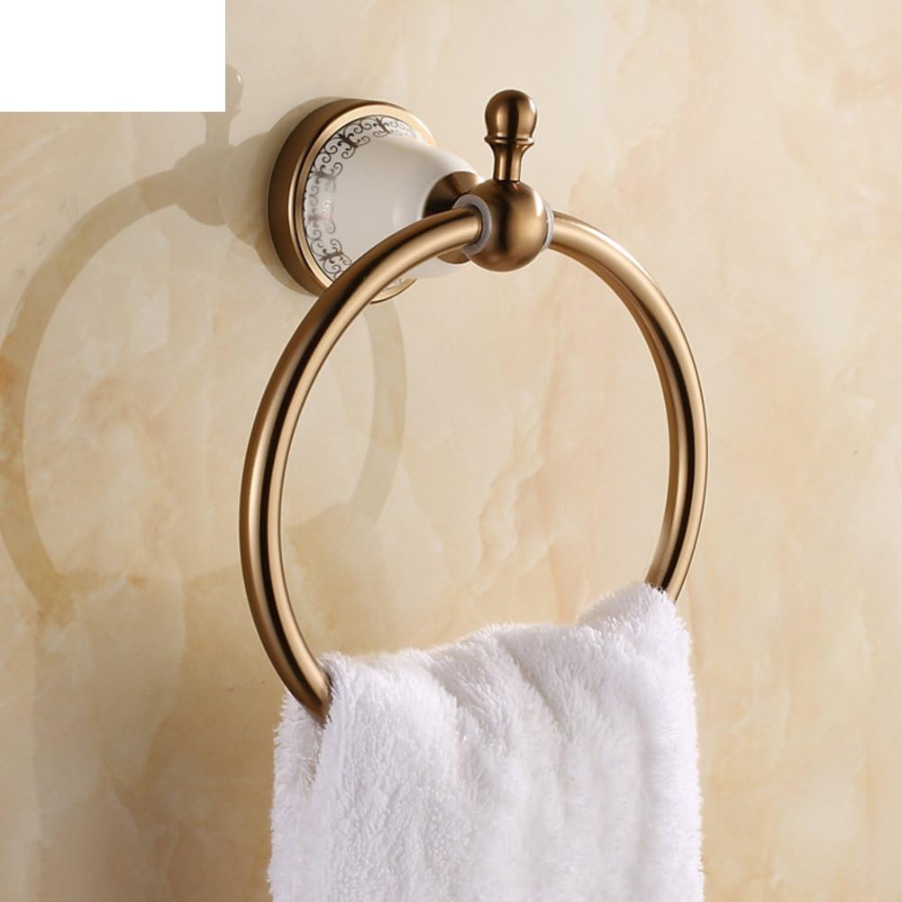 Gula Si Continental Imitation/Space Aluminum Towel Ring/Bathroom Ring/Bathroom Hardware Accessories-B
