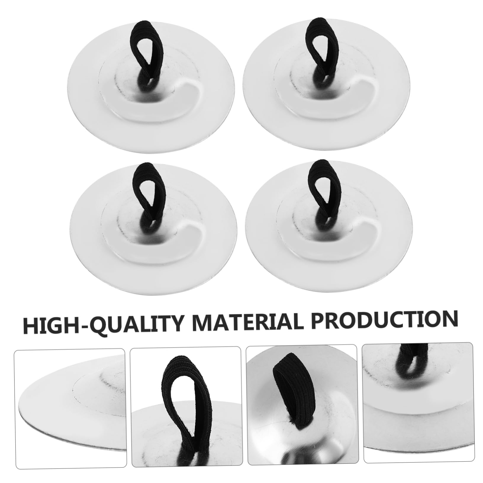 BESPORTBLE 10Pcs Copper Finger Cymbals for Dancing Props Percussion Instrument for Safe Durable Design for Music Training and Rhythm Development